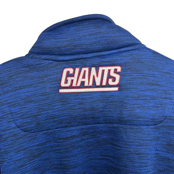 Sporty Fanwear Zip Jacket NFL Giants Sherpa Blue GIII Size L - Picture 5 of 9